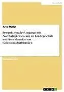 Perspektiven des Umgangs mit Nachhaltigkeitsrisiken im Kreditgeschäft mit Firmenkunden von Genossenschaftsbanken