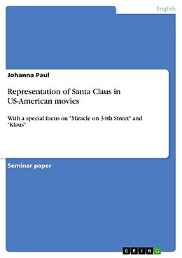 eBook (pdf) Representation of Santa Claus in US-American movies de Johanna Paul