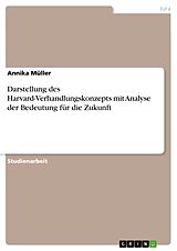 E-Book (pdf) Darstellung des Harvard-Verhandlungskonzepts mit Analyse der Bedeutung für die Zukunft von Annika Müller