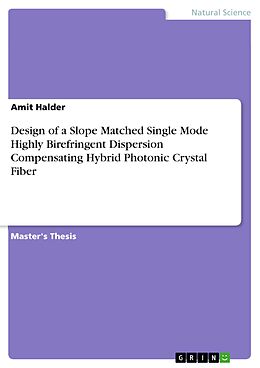 eBook (pdf) Design of a Slope Matched Single Mode Highly Birefringent Dispersion Compensating Hybrid Photonic Crystal Fiber de Amit Halder