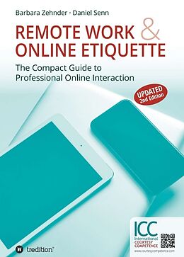 Couverture cartonnée Remote Work & Online Etiquette de Barbara Zehnder, Daniel Senn