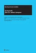 E-Book (epub) Denkschrift über Dr. Robert Kempner von Rechtsanwalt Bernhard Armin Schäfer