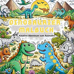 Dinosaurier Malbuch Mein Urzeitliches Ausmalbuch Von S&L Inspirations ...