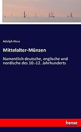 Kartonierter Einband Mittelalter-Münzen von Adolph Hess
