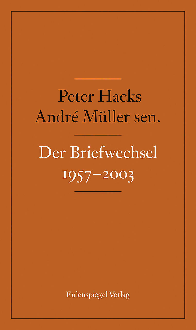 Der Briefwechsel 1957-2003