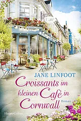 Kartonierter Einband Croissants im kleinen Café in Cornwall von Jane Linfoot