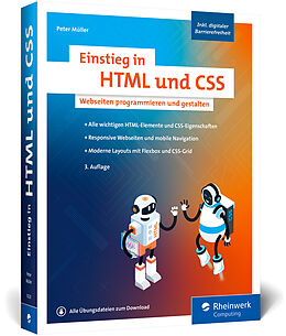 Kartonierter Einband Einstieg in HTML und CSS von Peter Müller