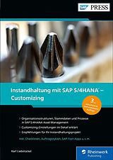 E-Book (epub) Instandhaltung mit SAP S/4HANA  Customizing von Karl Liebstückel