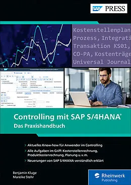 E-Book (pdf) Controlling mit SAP S/4HANA von Benjamin Kluge, Mareike Stehr