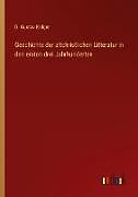Geschichte der altchristlichen Litteratur in den ersten drei Jahrhunderten