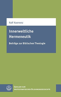 E-Book (pdf) Innerweltliche Hermeneutik von Ralf Koerrenz