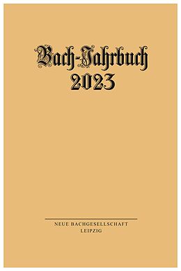 E-Book (pdf) Bach-Jahrbuch 2023 von 