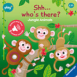 Reliure en carton Shh Who's there? Jungle Animals de Dynamo Limited