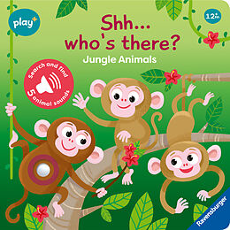 Reliure en carton Shh Who's there? Jungle Animals de Dynamo Limited