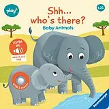 Pappband, unzerreissbar (PpU) Shh Who's there? Baby Animals von Dynamo Limited