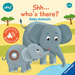 Reliure en carton Shh Who's there? Baby Animals de Dynamo Limited