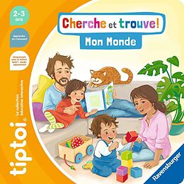 Couverture cartonnée Cherche et trouve mon monde de 