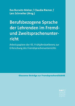 Kartonierter Einband Berufsbezogene Sprache der Lehrenden im Fremd- und Zweitsprachenunterricht von 