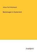 Mariensagen in Oesterreich