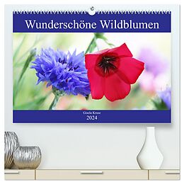 Kalender Wunderschöne Wildblumen (hochwertiger Premium Wandkalender 2024 DIN A2 quer), Kunstdruck in Hochglanz von Gisela Kruse