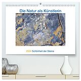 Kalender Die Natur als Künstlerin - Schönheit der Steine (hochwertiger Premium Wandkalender 2024 DIN A2 quer), Kunstdruck in Hochglanz von Viktoria Baier