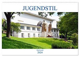 Kalender Jugendstil - Darmstadt (Wandkalender 2024 DIN A2 quer), CALVENDO Monatskalender von Wolfgang Gerstner