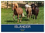 Kalender Isländer - icelandic horses (Tischkalender 2024 DIN A5 quer), CALVENDO Monatskalender von Alexandra Hollstein