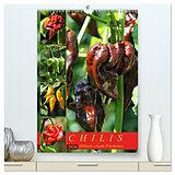 Kalender Chilis - Höllisch scharfe Früchtchen (hochwertiger Premium Wandkalender 2024 DIN A2 hoch), Kunstdruck in Hochglanz von Martina Cross