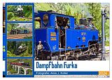 Kalender Dampfbahn Furka 2024 (Wandkalender 2024 DIN A2 quer), CALVENDO Monatskalender von Alois J. Koller 4pictures.ch