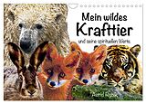 Kalender Mein wildes Krafttier und seine spirituellen Werte. (Wandkalender 2024 DIN A4 quer), CALVENDO Monatskalender von Astrid Ryzek