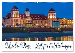 Kalender Ostseebad Binz  Zeit für Erholung (Wandkalender 2024 DIN A2 quer), CALVENDO Monatskalender von Gunter Kirsch
