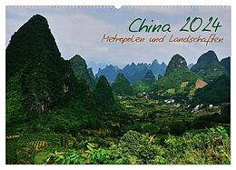 Kalender China 2024 - Metropolen und Landschaften (Wandkalender 2024 DIN A2 quer), CALVENDO Monatskalender von Heiko Taubenrauch