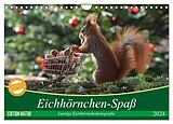 Kalender Eichhörnchen-Spaß (Wandkalender 2024 DIN A4 quer), CALVENDO Monatskalender von Heike Adam