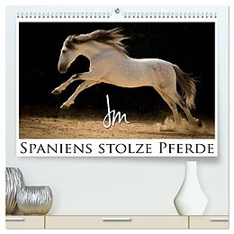 Kalender Spaniens stolze Pferde (hochwertiger Premium Wandkalender 2024 DIN A2 quer), Kunstdruck in Hochglanz von Julia Moll