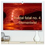 Kalender fraktal fatal no. 4 Sternentwist (hochwertiger Premium Wandkalender 2024 DIN A2 quer), Kunstdruck in Hochglanz von Meike AJo. Dettlaff