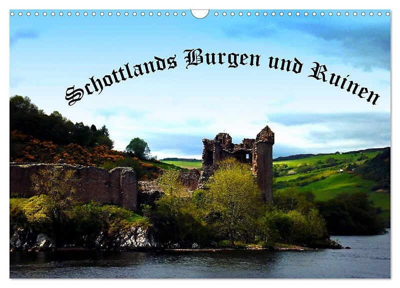 Schottlands Burgen und Ruinen (Wandkalender 2024 DIN A3 quer), CALVENDO Monatskalender