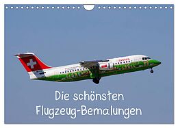 Kalender Die schönsten Flugzeug-Bemalungen (Wandkalender 2024 DIN A4 quer), CALVENDO Monatskalender von Thomas Heilscher