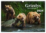 Kalender Grizzlys - Der Kalender (Wandkalender 2024 DIN A3 quer), CALVENDO Monatskalender von Max Steinwald