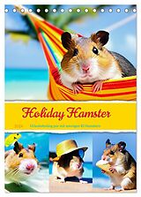 Kalender Holiday Hamster - Urlaubsfeeling pur mit sonnigen KI Hamstern (Tischkalender 2024 DIN A5 hoch), CALVENDO Monatskalender von Fred Schimak