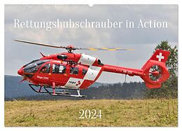 Kalender Rettungshubschrauber in Action (Wandkalender 2024 DIN A2 quer), CALVENDO Monatskalender von Matthias Merz