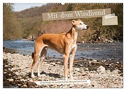 Kalender Mit dem Windhund unterwegs im zauberhaften Bergischen Land (Wandkalender 2024 DIN A2 quer), CALVENDO Monatskalender von Meike Bölts
