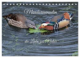 Kalender Mandarinenenten, die Liebe zur Natur (Tischkalender 2025 DIN A5 quer), CALVENDO Monatskalender von Rufotos Rufotos