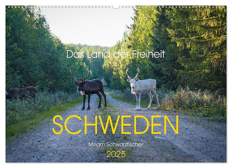 Das Land der Freiheit Schweden (Wandkalender 2025 DIN A2 quer), CALVENDO Monatskalender