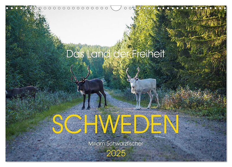 Das Land der Freiheit Schweden (Wandkalender 2025 DIN A3 quer), CALVENDO Monatskalender