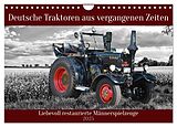 Kalender Deutsche Traktoren aus vergangenen Zeiten (Wandkalender 2025 DIN A4 quer), CALVENDO Monatskalender von Claudia Kleemann