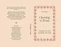 E-Book (epub) Opening to Truth von Stefan Ahmann