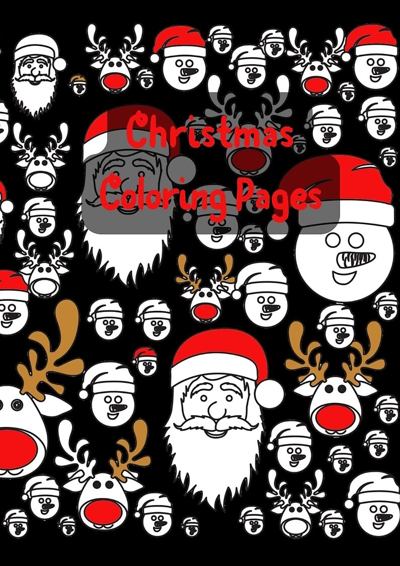 Christmas Coloring Book  Festive Fun for All Ages