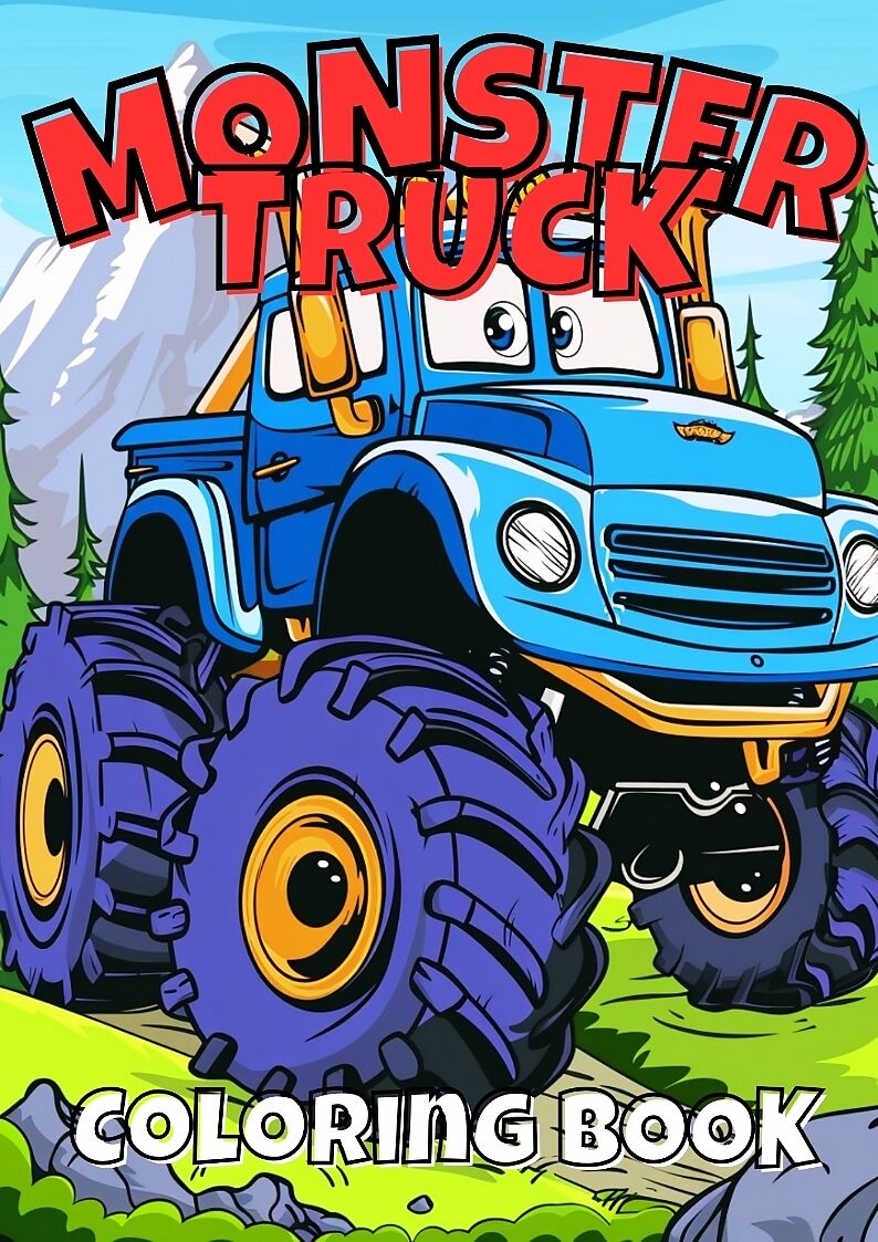 Mega Monster Trucks Coloring Adventure