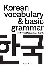 Kartonierter Einband Korean vocabulary & basic grammar von Nils Blache