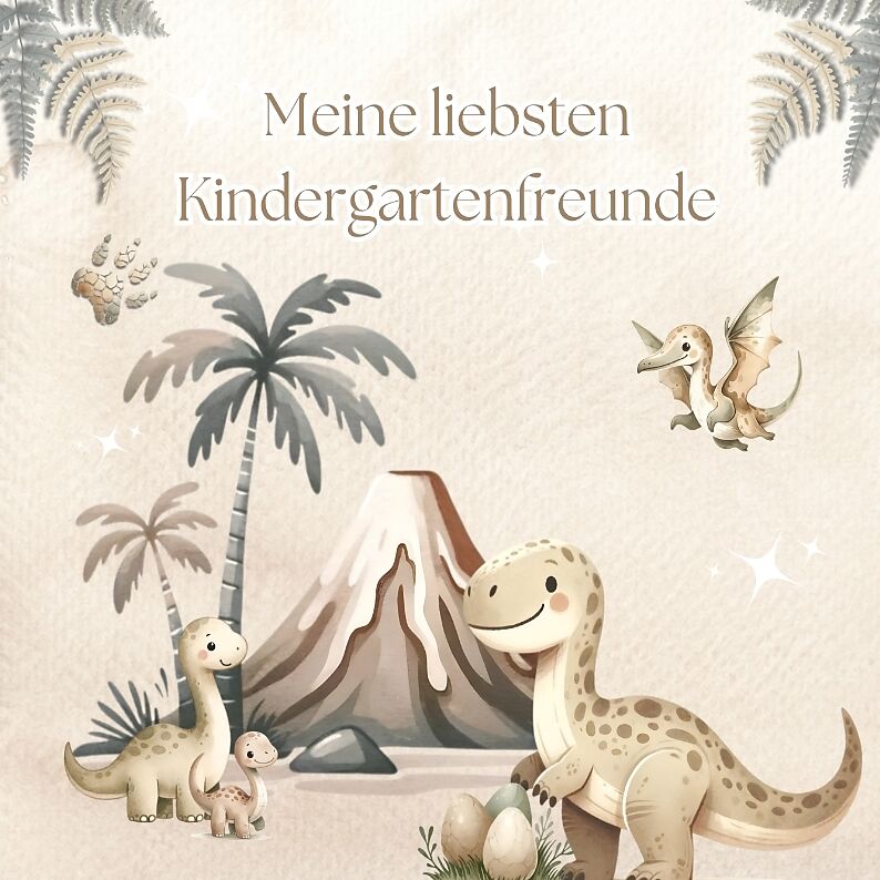 Meine liebsten Kindergartenfreunde - Dinosaurier